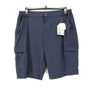 NEW Libin Waterproof Cargo Hiking Shorts Men's XXL Blue UPF 50+ Summer Outdoor